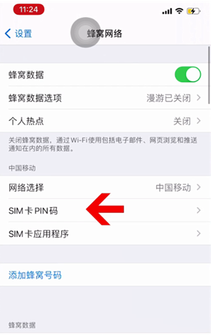 黎母山镇苹果14维修网分享如何给iPhone14的SIM卡设置密码 