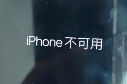 黎母山镇苹果服务网点分享锁屏界面显示“iPhone 不可用”如何解决 